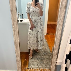 COPY - Small Ivy City Co blue and white dress